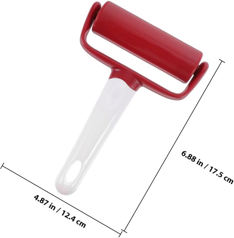 2Pcs Plastic Rolling Pin Dough Roller With Ergonomic Handle For Even Thickness Baking - Image 2